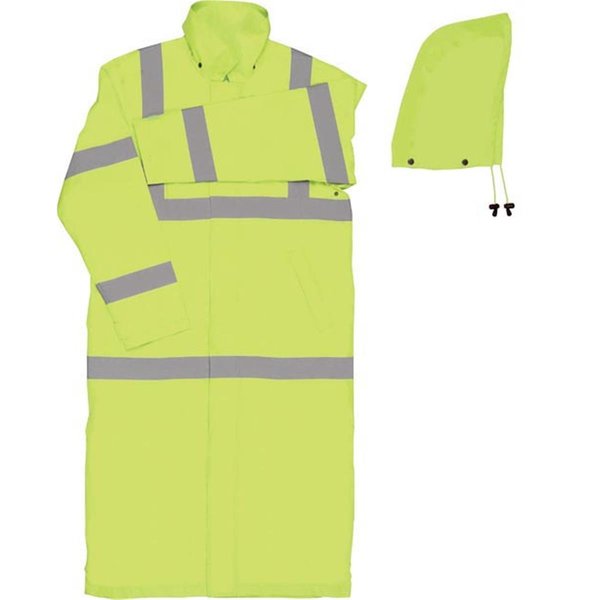 K Tay Designs 50 in. Rain CoatLime 2XL K 1115082